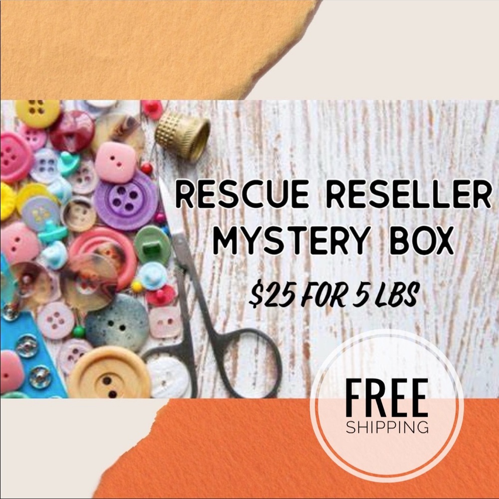 5 LB Mystery Rescue Rehab Flawed DIY Box $25